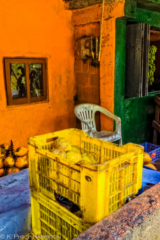 Fruit stall in the mountains of Sri Lanka